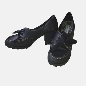 Lower east side Black chunky heels